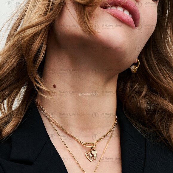 Pandora Padlock & Key Dangle Charm - Picture 6 of 7